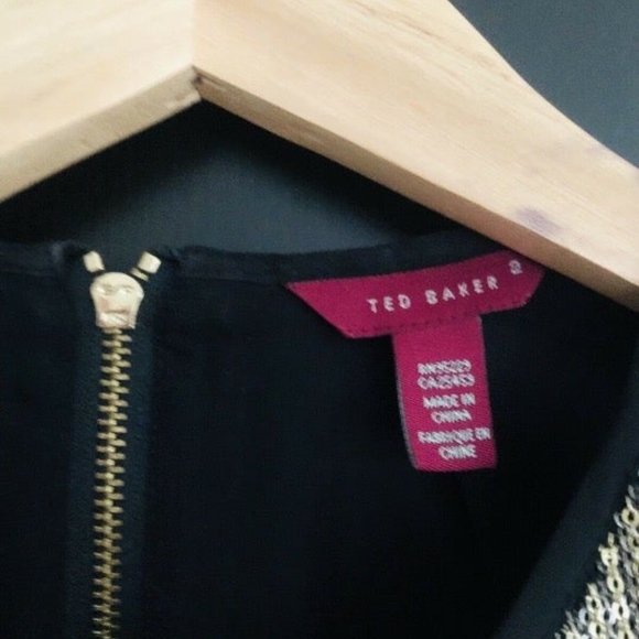 Chain dress Ted Baker 2 US size 6 - Picture 3 of 6